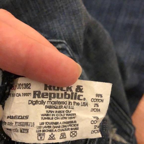 Rock & Republic Jeans , size 27 - Picture 6 of 6